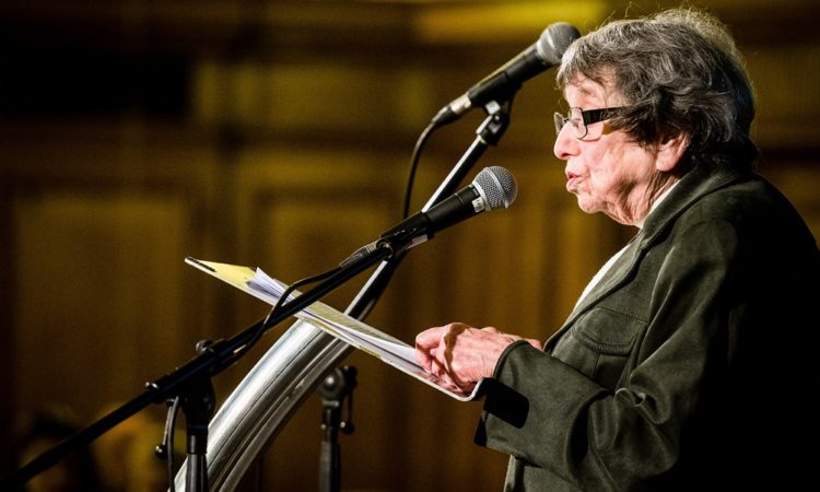 Hana Kleiner speaks at Holocaust Memorial Day 2020
