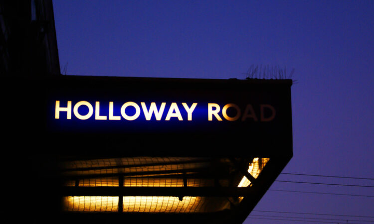The Holloway Road Underground Station Sign